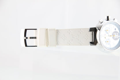 Used Louis Vuitton Tambour Lovely Cup Q132C Mother of Pearl Dial Quartz Chronograph - RYBrandshop