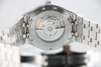 Used Maurice Lacroix Aikon Automatic AI6008 - SS002 - 330 - 1 Black Dial 42mm - RYBrandshop