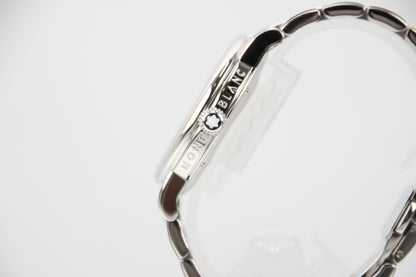 Montblanc Meisterstuck Star Date Automatic Silver Dial Steel 38.5mm 105961