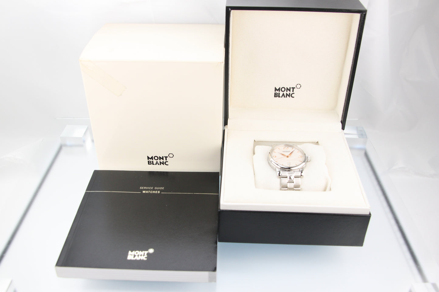 Montblanc Meisterstuck Star Date Automatic Silver Dial Steel 38.5mm 105961