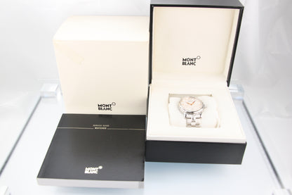 Montblanc Meisterstuck Star Date Automatic Silver Dial Steel 38.5mm 105961