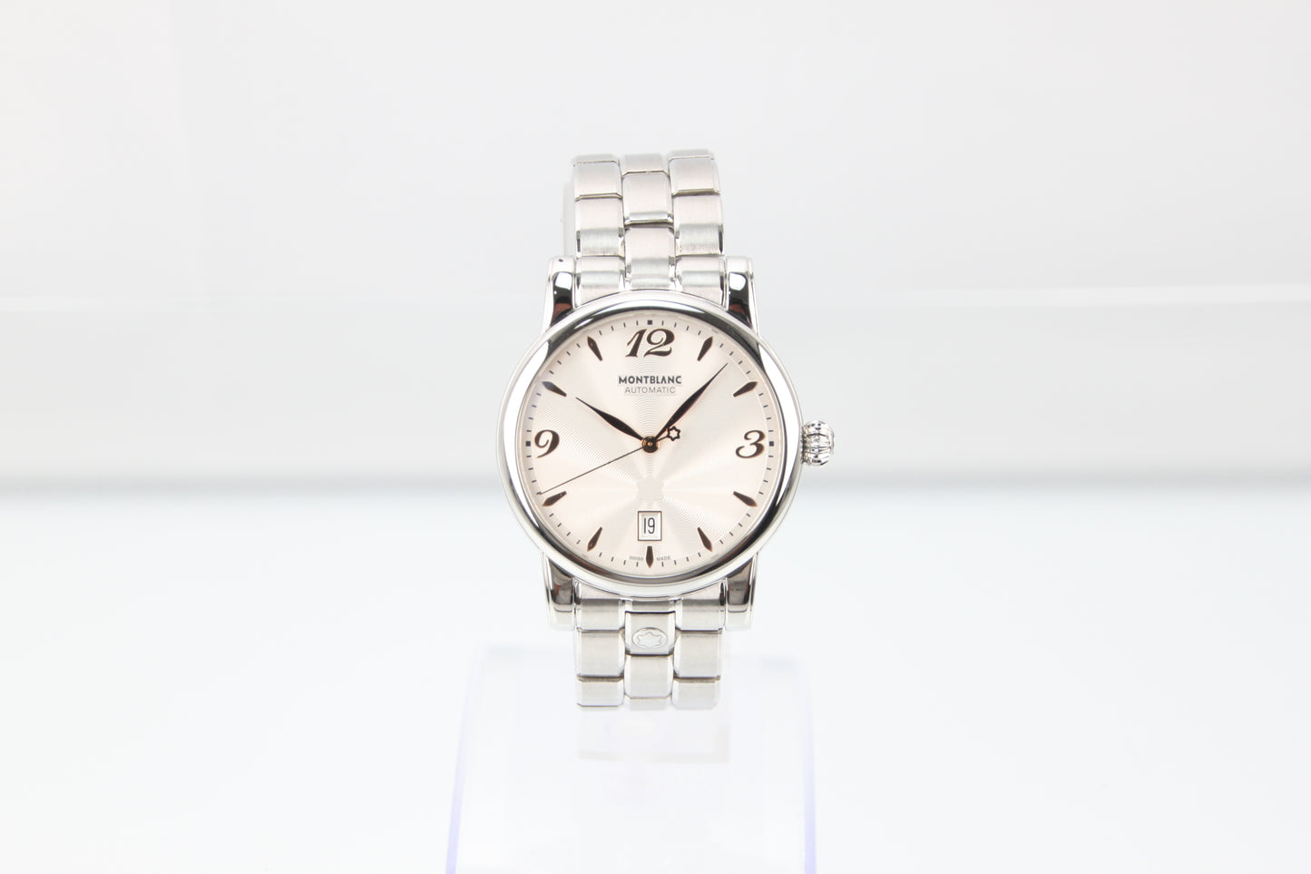 Montblanc Meisterstuck Star Date Automatic Silver Dial Steel 38.5mm 105961