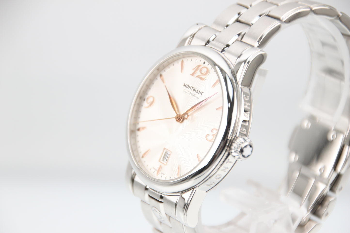 Montblanc Meisterstuck Star Date Automatic Silver Dial Steel 38.5mm 105961