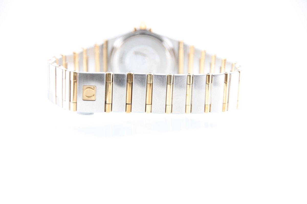 Used OMEGA Constellation Mini 1267.75 18K Gold Steel Diamond 23mm Watch - RYBrandshop