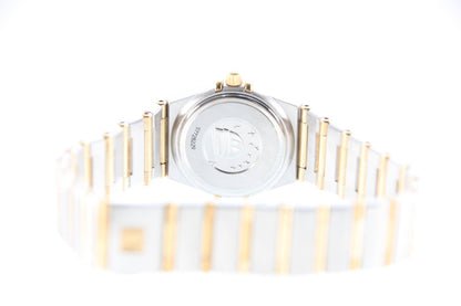 Used OMEGA Constellation Mini 1267.75 18K Gold Steel Diamond 23mm Watch - RYBrandshop