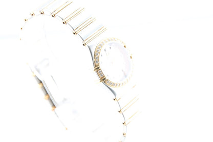 Used OMEGA Constellation Mini 1267.75 18K Gold Steel Diamond 23mm Watch - RYBrandshop