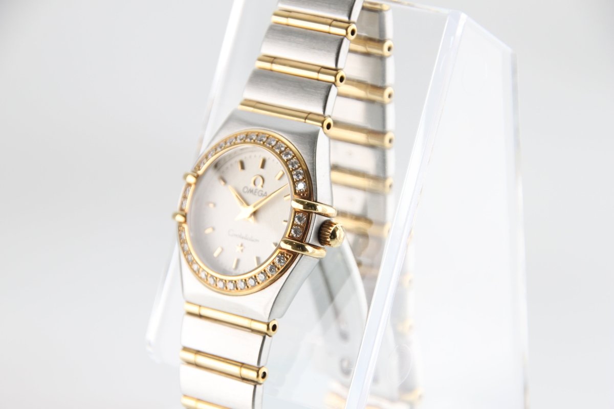 Used OMEGA Constellation Mini 18K Gold & Steel Diamond Bezel 1277.70.00 - RYBrandshop