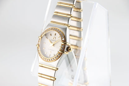 Used OMEGA Constellation Mini 18K Gold & Steel Diamond Bezel 1277.70.00 - RYBrandshop