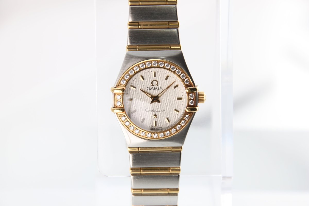 Used OMEGA Constellation Mini 18K Gold & Steel Diamond Bezel 1277.70.00 - RYBrandshop
