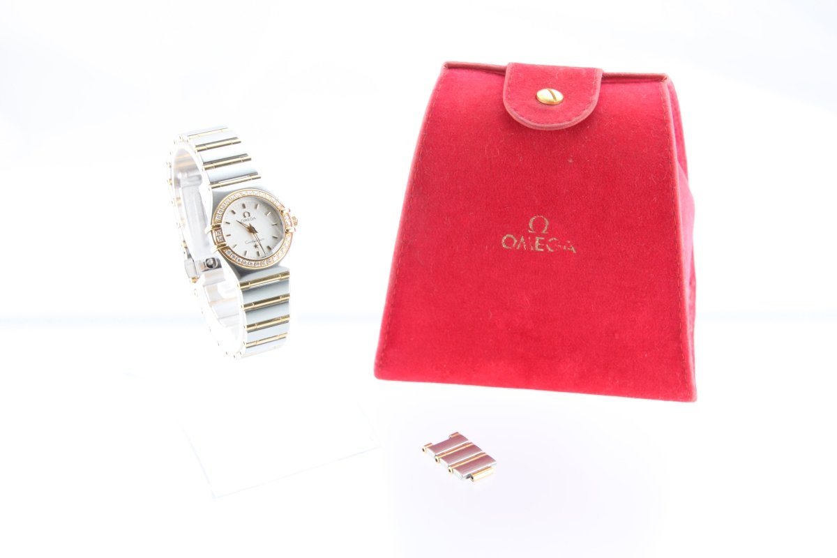 Used OMEGA Constellation Mini 18K Gold & Steel Diamond Bezel 1277.70.00 - RYBrandshop
