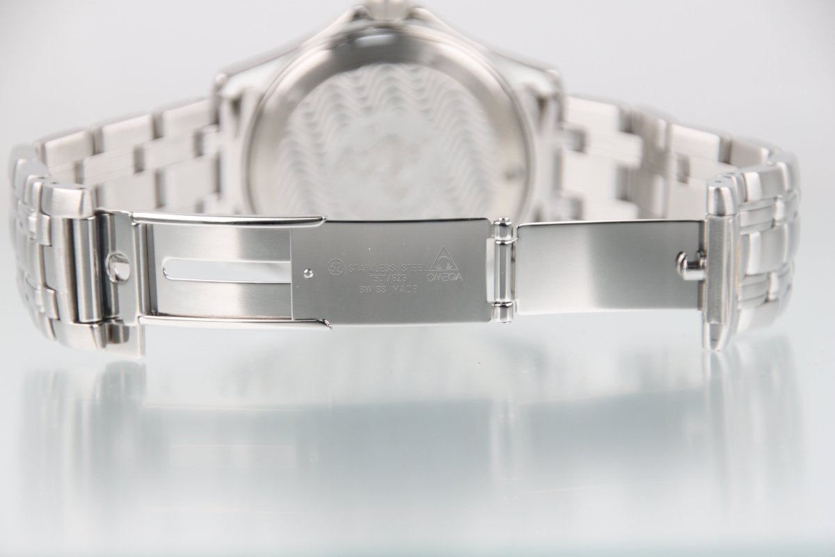 Used OMEGA Seamaster 120m 2511.81 Blue Wave Dial Quartz 36mm Men's Watch - RYBrandshop