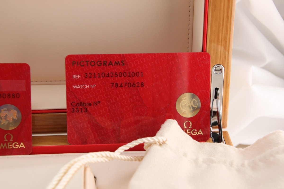 Used OMEGA Speedmaster Broad Arrow 1957 321.10.42.50.01.001 Black Automatic Full Set - RYBrandshop