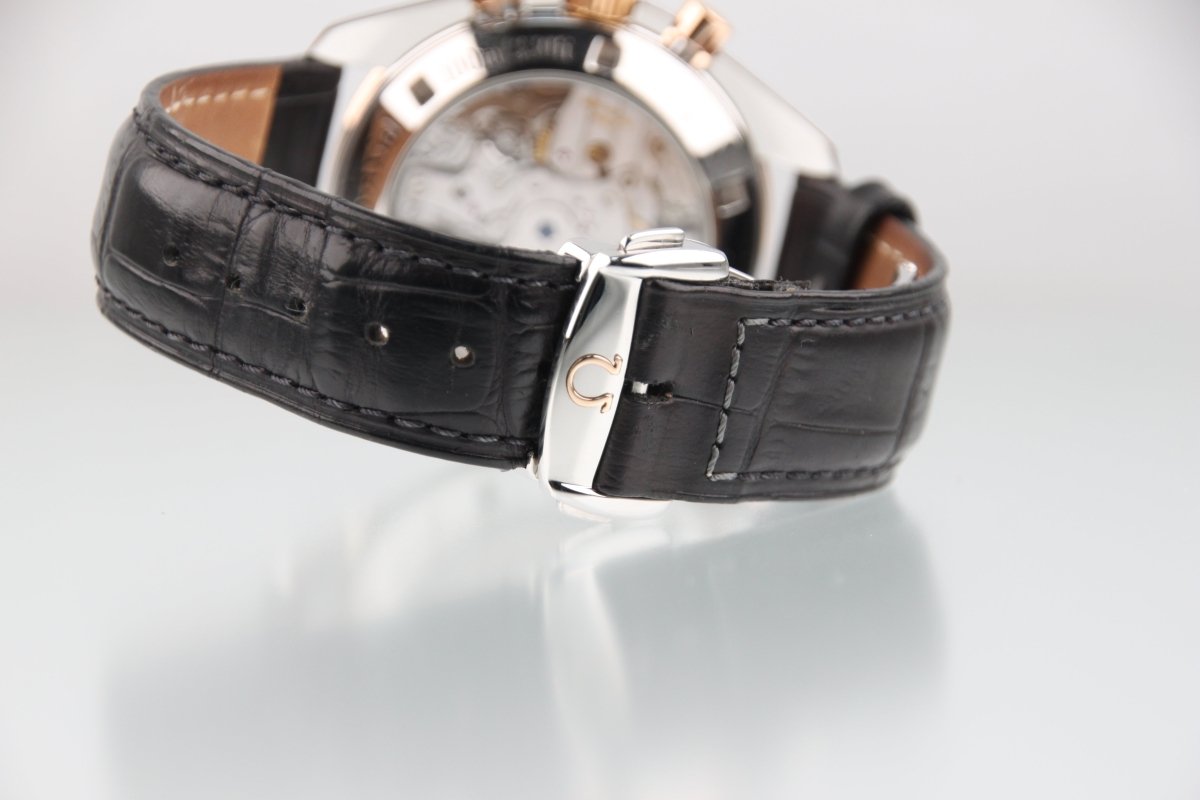 Used OMEGA Speedmaster Broad Arrow 1957 Rose Gold Bezel 321.93.42.50.13.001 Serviced - RYBrandshop