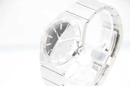 Used OMEGA Constellation 35mm Quartz Black Dial Steel 123.10.35.60.01.001 - RYBrandshop