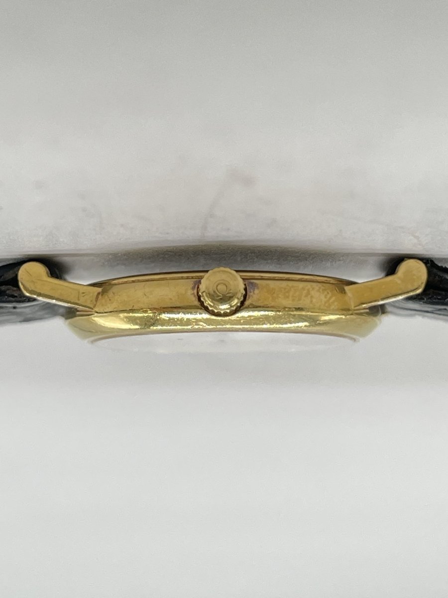 Used OMEGA De Ville 23mm Yellow Gold Quartz Women's Watch - RYBrandshop