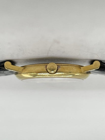 Used OMEGA De Ville 23mm Yellow Gold Quartz Women's Watch - RYBrandshop