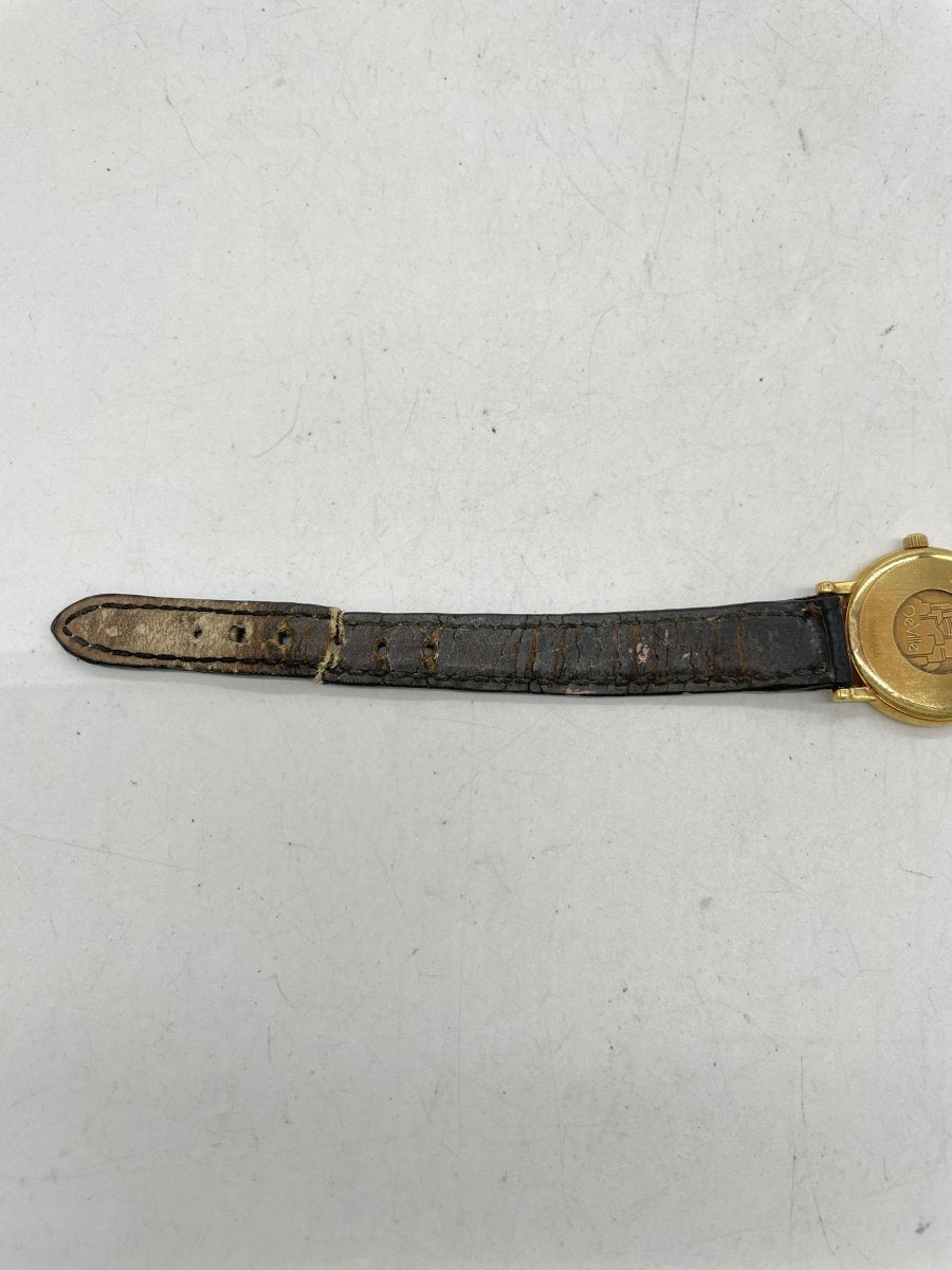Used OMEGA De Ville 23mm Yellow Gold Quartz Women's Watch - RYBrandshop
