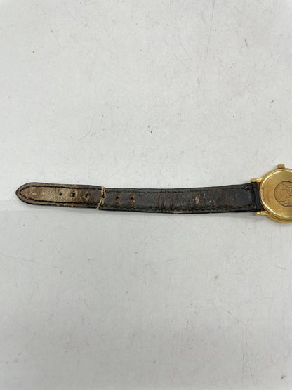 Used OMEGA De Ville 23mm Yellow Gold Quartz Women's Watch - RYBrandshop