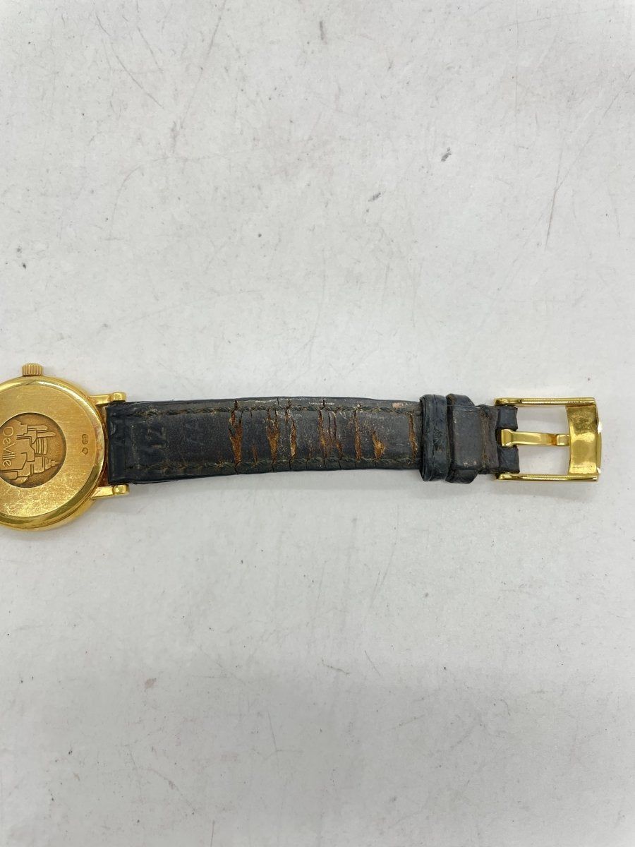 Used OMEGA De Ville 23mm Yellow Gold Quartz Women's Watch - RYBrandshop