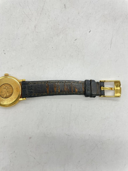Used OMEGA De Ville 23mm Yellow Gold Quartz Women's Watch - RYBrandshop