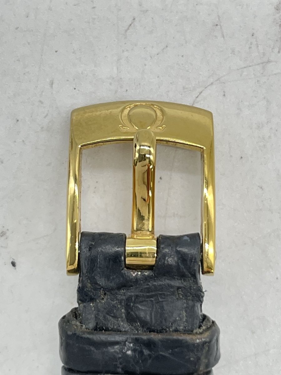 Used OMEGA De Ville 23mm Yellow Gold Quartz Women's Watch - RYBrandshop