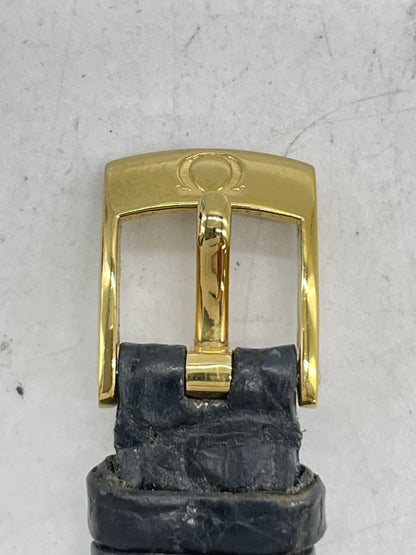Used OMEGA De Ville 23mm Yellow Gold Quartz Women's Watch - RYBrandshop