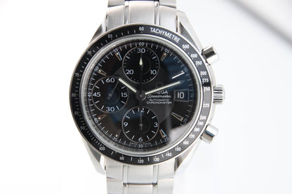 Used OMEGA Speedmaster Date 3210.50.00 Black Dial Automatic Men's Watch Full Set - RYBrandshop