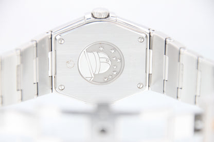Used Omega Constellation Quartz 35mm Silver Dial Steel Men's Watch 123.10.35.60.02.001