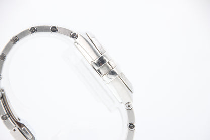 Used Omega Constellation Quartz 35mm Silver Dial Steel Men's Watch 123.10.35.60.02.001