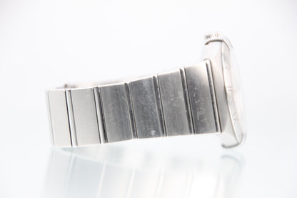 Used Omega Constellation Quartz 35mm Silver Dial Steel Men's Watch 123.10.35.60.02.001