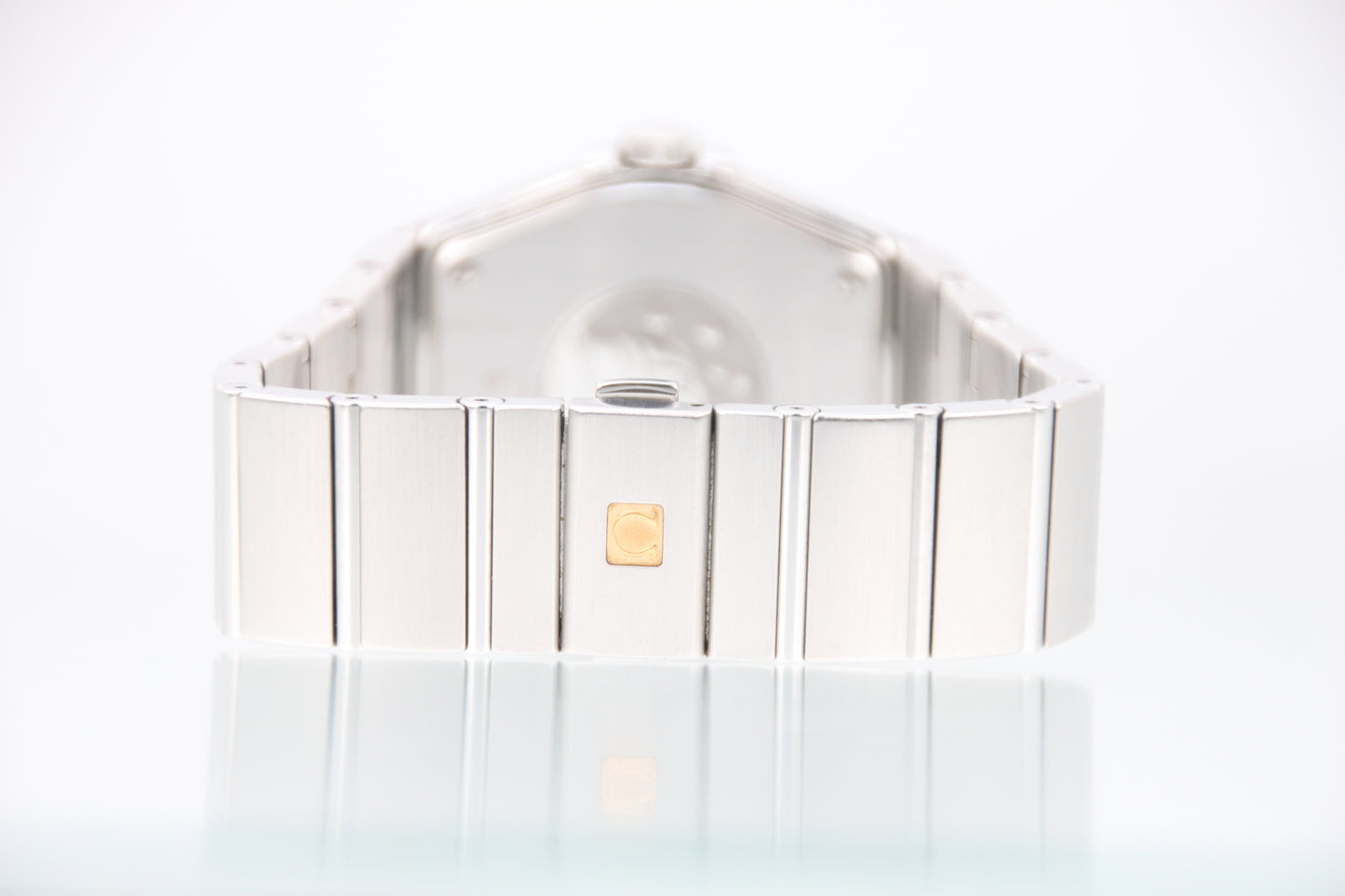 Used Omega Constellation Quartz 35mm Silver Dial Steel Men's Watch 123.10.35.60.02.001