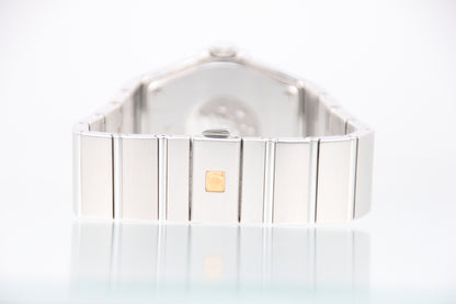 Used Omega Constellation Quartz 35mm Silver Dial Steel Men's Watch 123.10.35.60.02.001