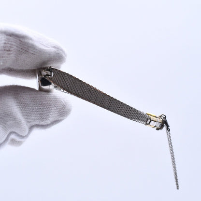 Used Omega Geneve Vintage 14K Solid White Gold Silver Dial Manual Ladies Watch - RYBrandshop
