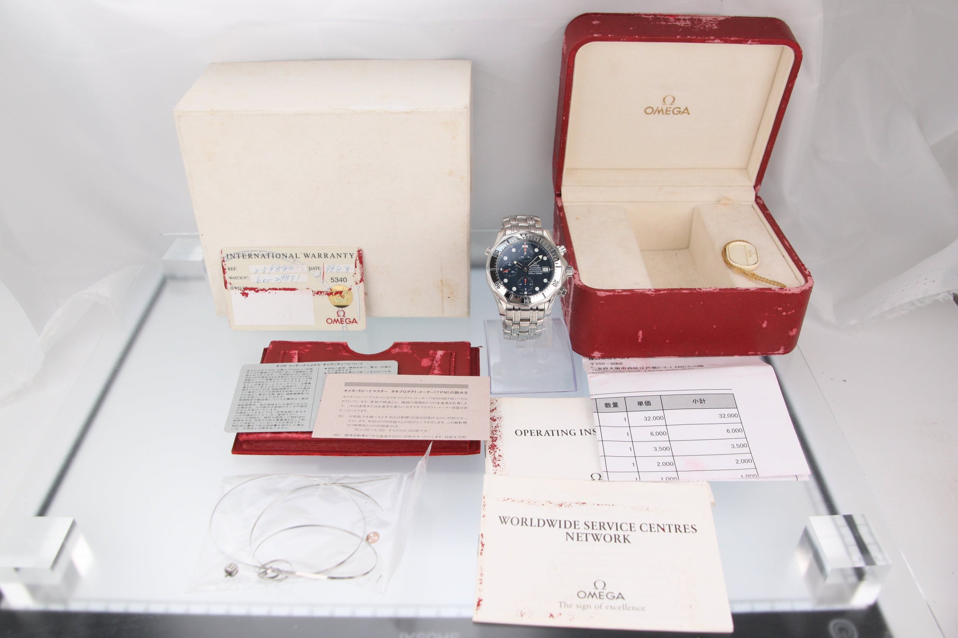 Omega Seamaster Professional 300 Chronograph 2598.80 Blue Dial Automatic 41.5mm - Image 13