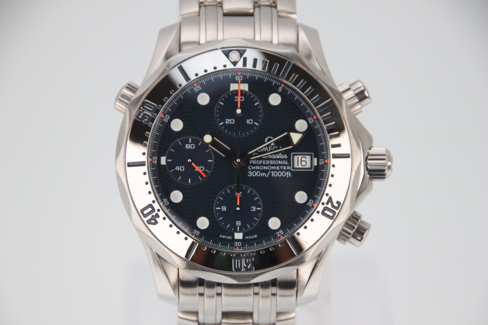 Omega Seamaster Professional 300 Chronograph 2598.80 Blue Dial Automatic 41.5mm - Image 1