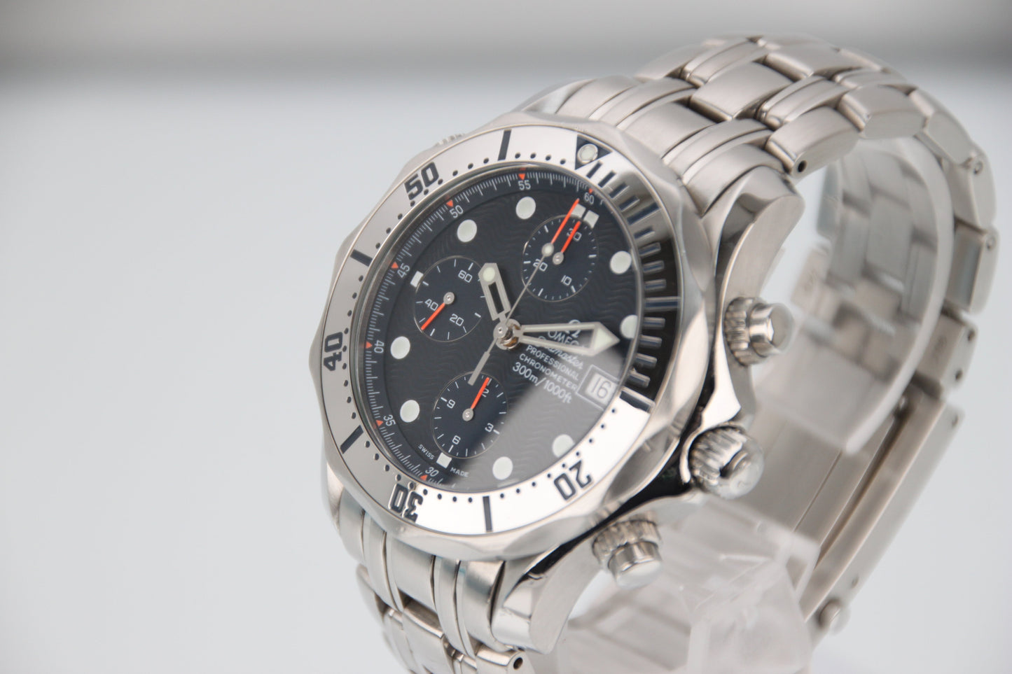 Omega Seamaster Professional 300 Chronograph 2598.80 Blue Dial Automatic 41.5mm - Image 2