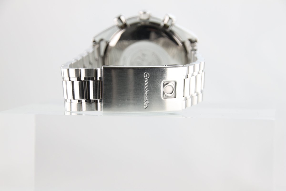 Used Omega Speedmaster Date 3511.20 Albino Silver White Dial Automatic Chronograph - RYBrandshop