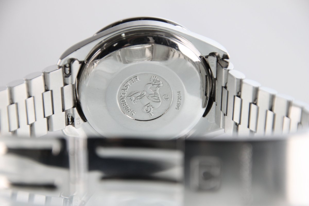 Used Omega Speedmaster Date 3511.20 Albino Silver White Dial Automatic Chronograph - RYBrandshop