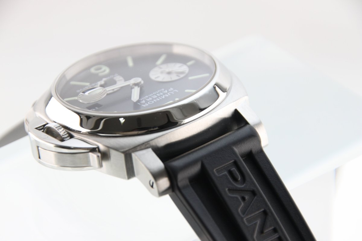 Used PANERAI Luminor Power Reserve 40mm PAM00125 Black Dial Automatic Rubber - RYBrandshop