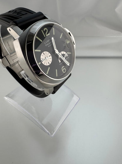 Used PANERAI Luminor Power Reserve 40mm PAM00125 Black Dial Automatic Rubber - RYBrandshop