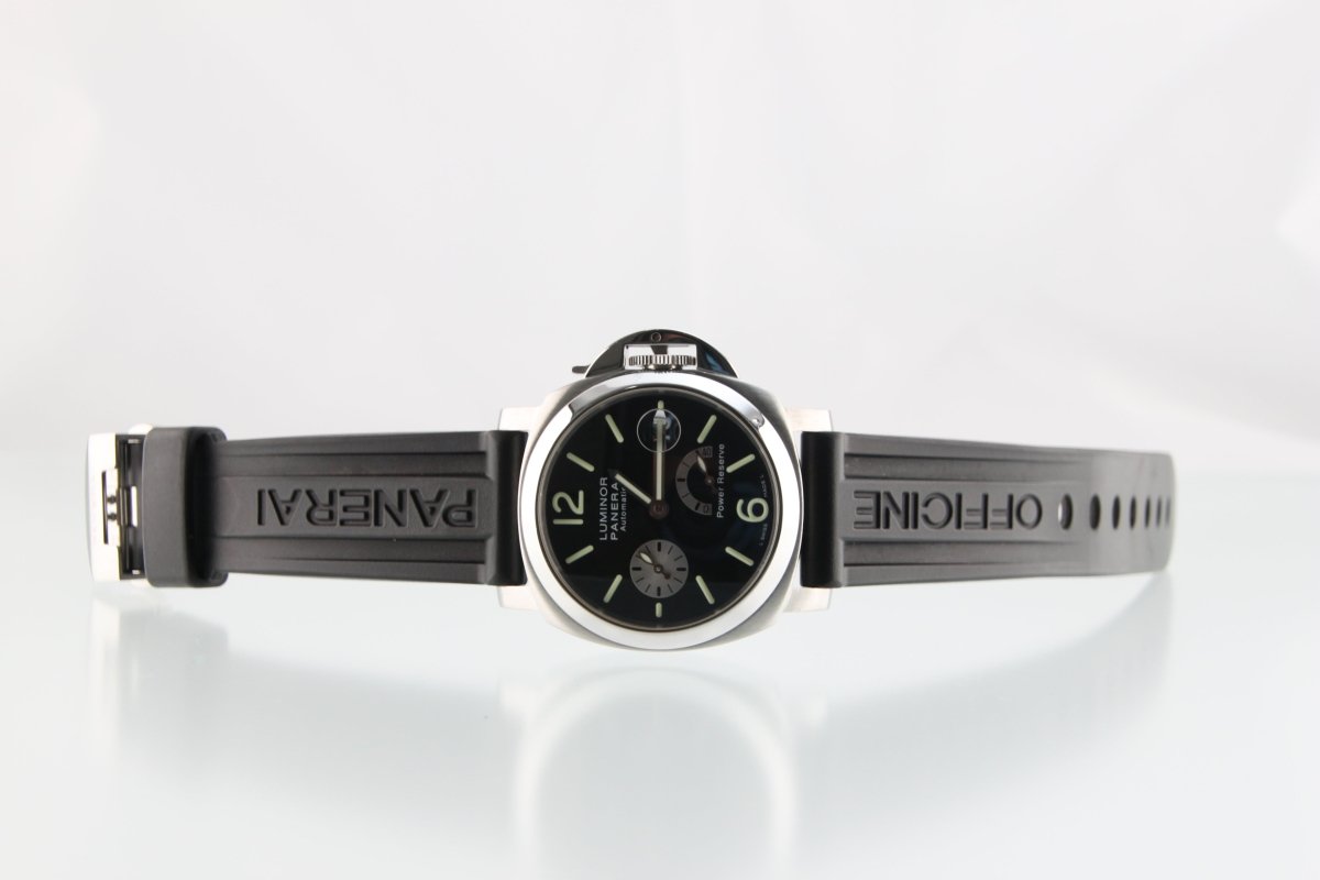 Used PANERAI Luminor Power Reserve 40mm PAM00125 Black Dial Automatic Rubber - RYBrandshop