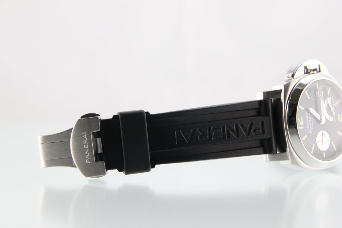 Used PANERAI Luminor Power Reserve 40mm PAM00125 Black Dial Automatic Rubber - RYBrandshop