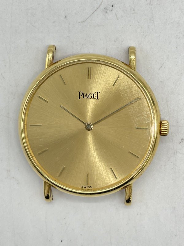 Used Piaget Round 30mm Yellow Gold Manual winding Men's Watch - RYBrandshop