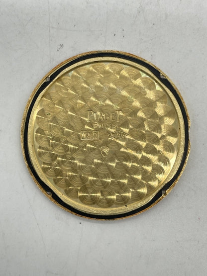 Used Piaget Round 30mm Yellow Gold Manual winding Men's Watch - RYBrandshop