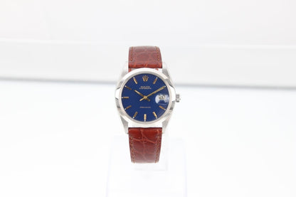 Rolex Oysterdate Precision 6694 Blue Dial Leather Manual - RYBrandshop