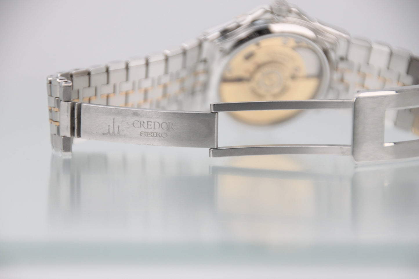 Seiko Credor Pacifique 4S71-6A10 Automatic 18K PG SS White Dial - Image 8