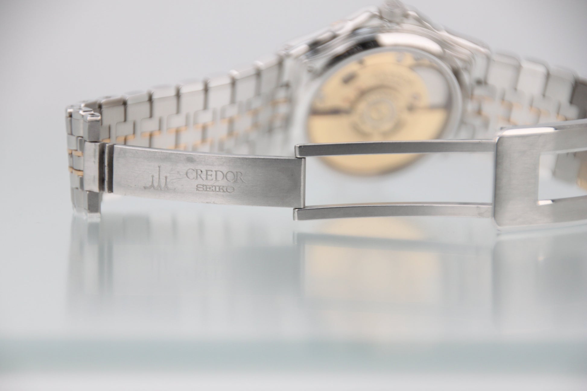 Seiko Credor Pacifique 4S71-6A10 Automatic 18K PG SS White Dial - Image 8