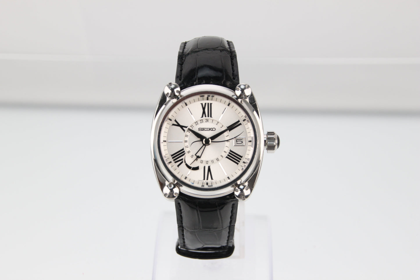 Seiko Galante Spring Drive GMT White Dial 45mm 5R66-0AC1 - Image 12
