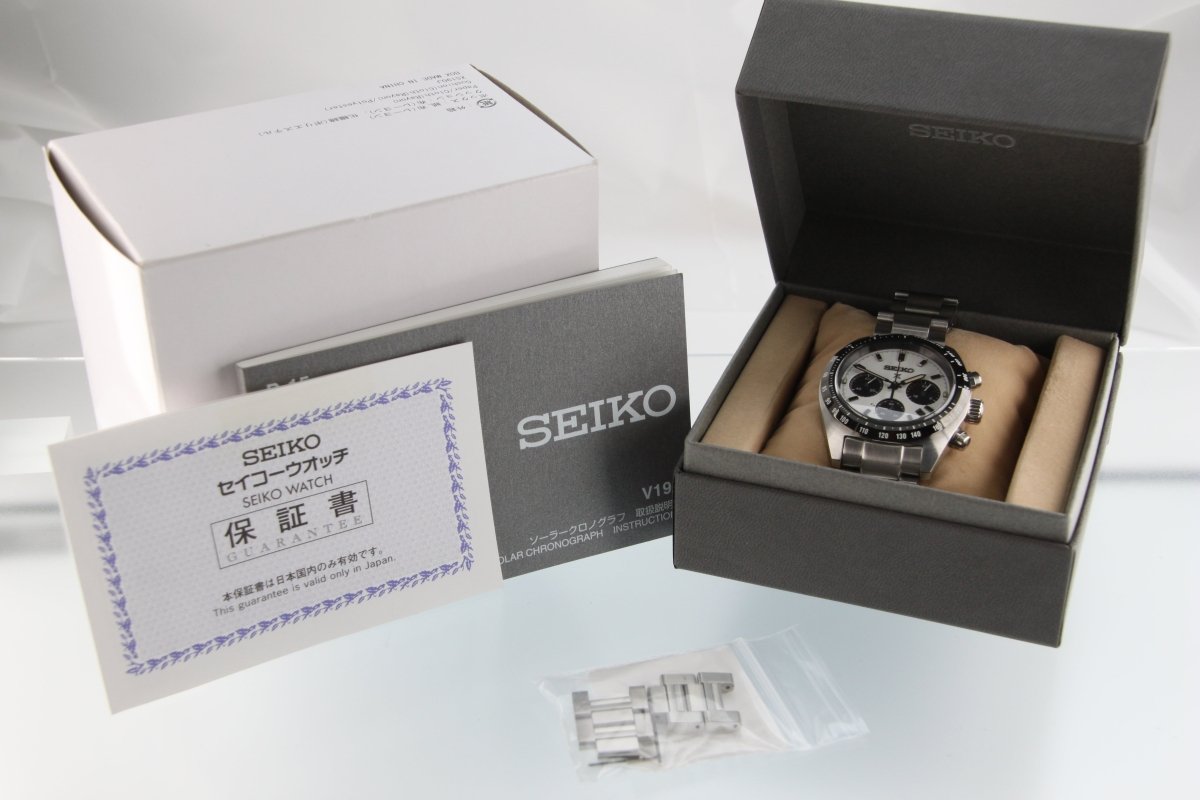 Used Seiko Prospex Speedtimer Solar Chronograph Panda SBDL085 JDM - RYBrandshop