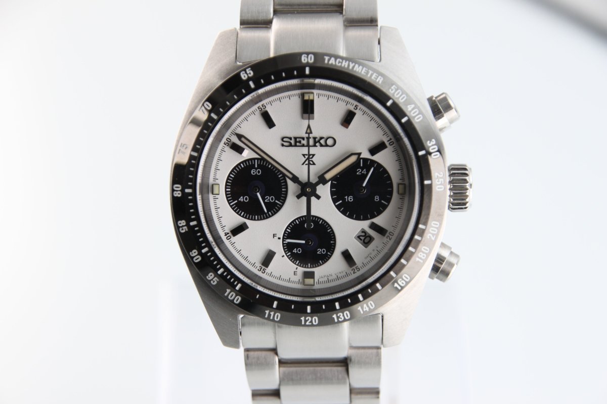 Used Seiko Prospex Speedtimer Solar Chronograph Panda SBDL085 JDM - RYBrandshop